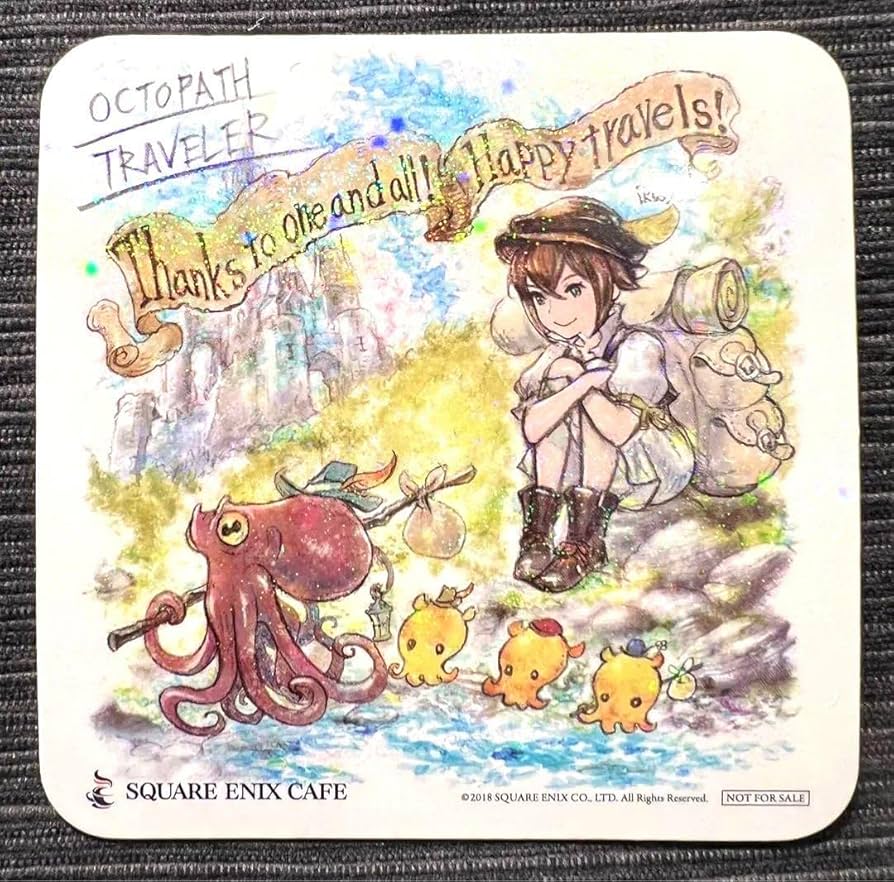 【未開封】ゴーストホテルカフェ　コースターファイル Amazon.co.jp: オクトパストラベラー カフェ 特典コースター